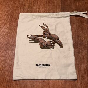 Burberry key lime  Drawstring Bag